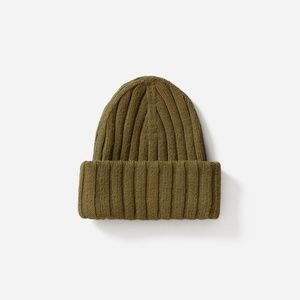 Everlane Wool-Cashmere Rib Chunky Beanie